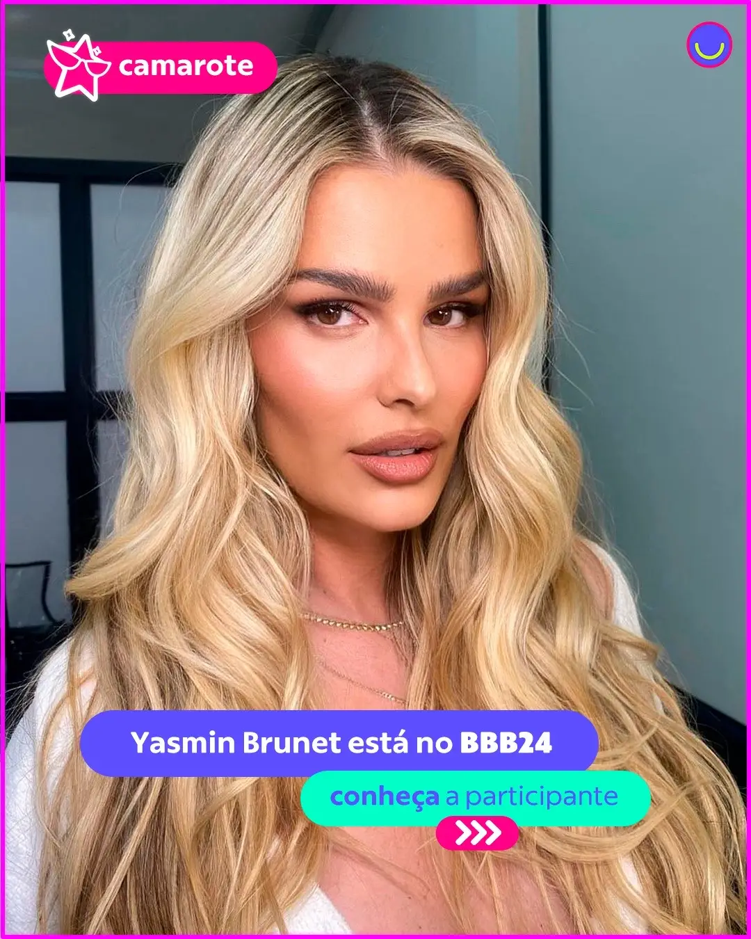 Yasmin Brunet está no Camarote do #BBB24! 🌟 #BigDay #RedeBBB 