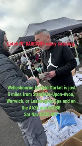 Wellesbourne Airfield Market is just 5 miles from Stratford-Upon-Avon, Warwick, or Leamington Spa and on the A429 and B4086 Sat Nav CV35 9RY #mcbargain #birmingham #markets #fyp #clearance #sales #wellesbournemarket #birmingham 