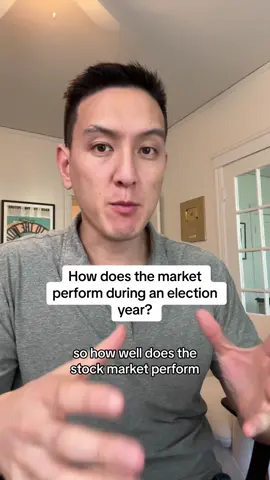 How do stocks usually perform during an election year? #stocks #investing #2024 