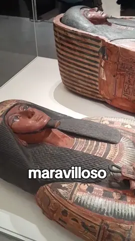 un sarcófago en el Museo Nacional de la Civilización Egipcia #antiguoegipto  #egipto  #historia  #egiptologia  #egiptotiktok 