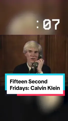 Andy Warhol famously said, “In the future, everyone will be world-famous for 15 minutes.” Well, this is that future and everyone seems to get at least 15 seconds now. Every Friday, enjoy a 15-second glimpse into Warhol’s life, legacy, and personality. . Andy Warhol T.V. Productions, “Andy Warhol’s T.V. on Saturday Night Live #3” (broadcast October 10, 1981), 1981, © The Andy Warhol Museum, Pittsburgh, PA, a museum of Carnegie Institute. All rights reserved. . #warholFifteenSecondFridays #AndyWarhol #warhol @Calvin Klein #CalvinKlein #Pittsburgh #TheAndyWarholMuseum 
