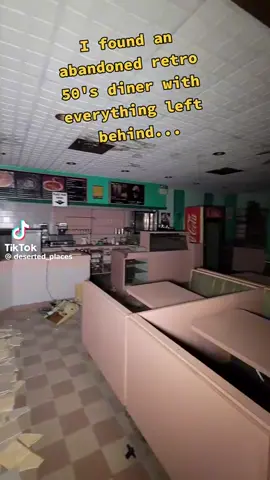 abandoned retro 50s diner #abandoned  #leftbehind 