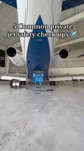 Safety is always key 🔑 Here are a few common check ups are elite maintenance team is always monitoring #aviationdaily #privatejetlife #aviationcrew 