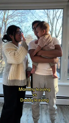 💙 mommy vs daddy leaving 💙 Sorry #dad 😂 #MomsofTikTok #dadsoftiktok #babiesoftiktok #family #momvsdad #challenges #boymom #boymomlife #momsbelike #funny #momtok 