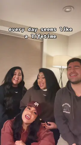 and then darling tell me when🤎 #quandoquandoquando #michaelbuble#coversong #music #harmony #polynesian #singing #utah #family 