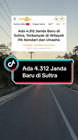 Pengadilan Tinggi Agama Sulawesi Tenggara (PTA Sultra) mencatat jumlah janda baru di wilayah Provinsi Sultra pada 2023 sebanyak 4.312 orang. Dari jumlah itu, terbanyak ada di wilayah yang ditangani Pengadilan Agama (PA) Kendari dan PA Unaaha. Jumlah tersebut berdasarkan data perkara perceraian yang masuk dan ditangani 10 Satuan Kerja (Satker) PA yang ada di Sultra pada 2023 yaitu PA Kolaka, Raha, Kendari, Baubau, Wangi-wangi, Lasusua, Rumbia, Unaaha, Andoolo, dan Pasarwajo, serta perkara 2022 yang belum selesai dan dilanjutkan pada 2023. Di PA Kendari sebanyak 1.058 perkara dengan putus 1.050 perkara. Disusul oleh PA Unaaha sebanyak 544 perkara dengan 539 perkara putus. #sultratop #sultratopcom #kasusperceraian #ceraigugat #pengadilanagama #sultra #sulawesitenggara #kendari #unaaha 