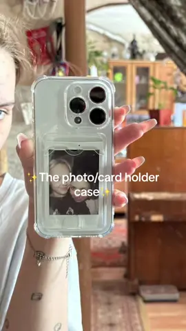 Perfect for photos, IDs, door keys, cards💖 and everyone can afford it #phonecase #cardcase #photocase #cardholderphonecase #polaroidphonecase #fyp