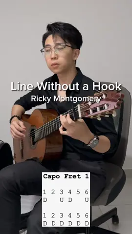 Line Without a Hook by Ricky Montgomery #linewithoutahook #rickymontgomery #guitartutorial #guitarcover #beginner #chords #guitartok