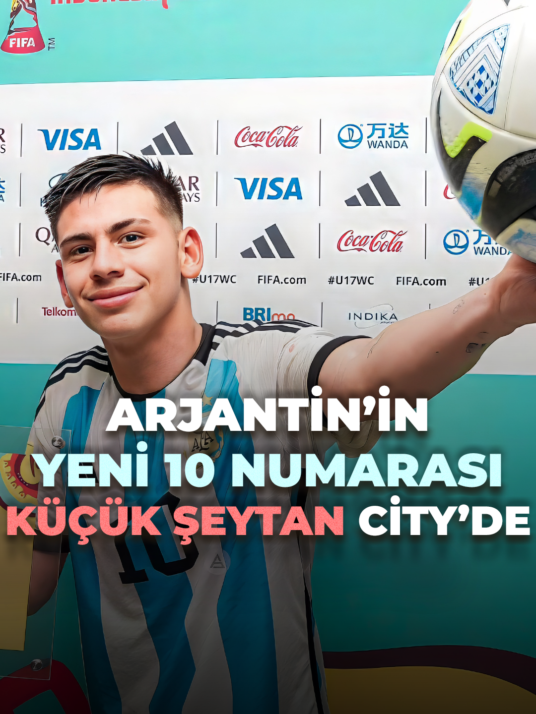 🇦🇷 Manchester City'e giden Arjantin'in yeni 10 numarası ''Küçük Şeytan'' Cladio Echeverri. #gdhspor #futbol #manchestercity