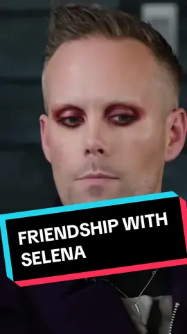 Justin Tranter’s friendship with Selena Gomez #selenagomez #justintranter #fyp #viral #songwriters 