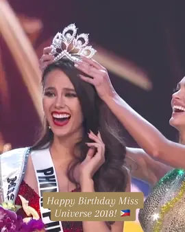 Happy Birthday Miss Universe 2018, Catriona Gray! ♥️🇵🇭  #MissUniverse #fyp #crowningmoment #birthday #philippines #2018 