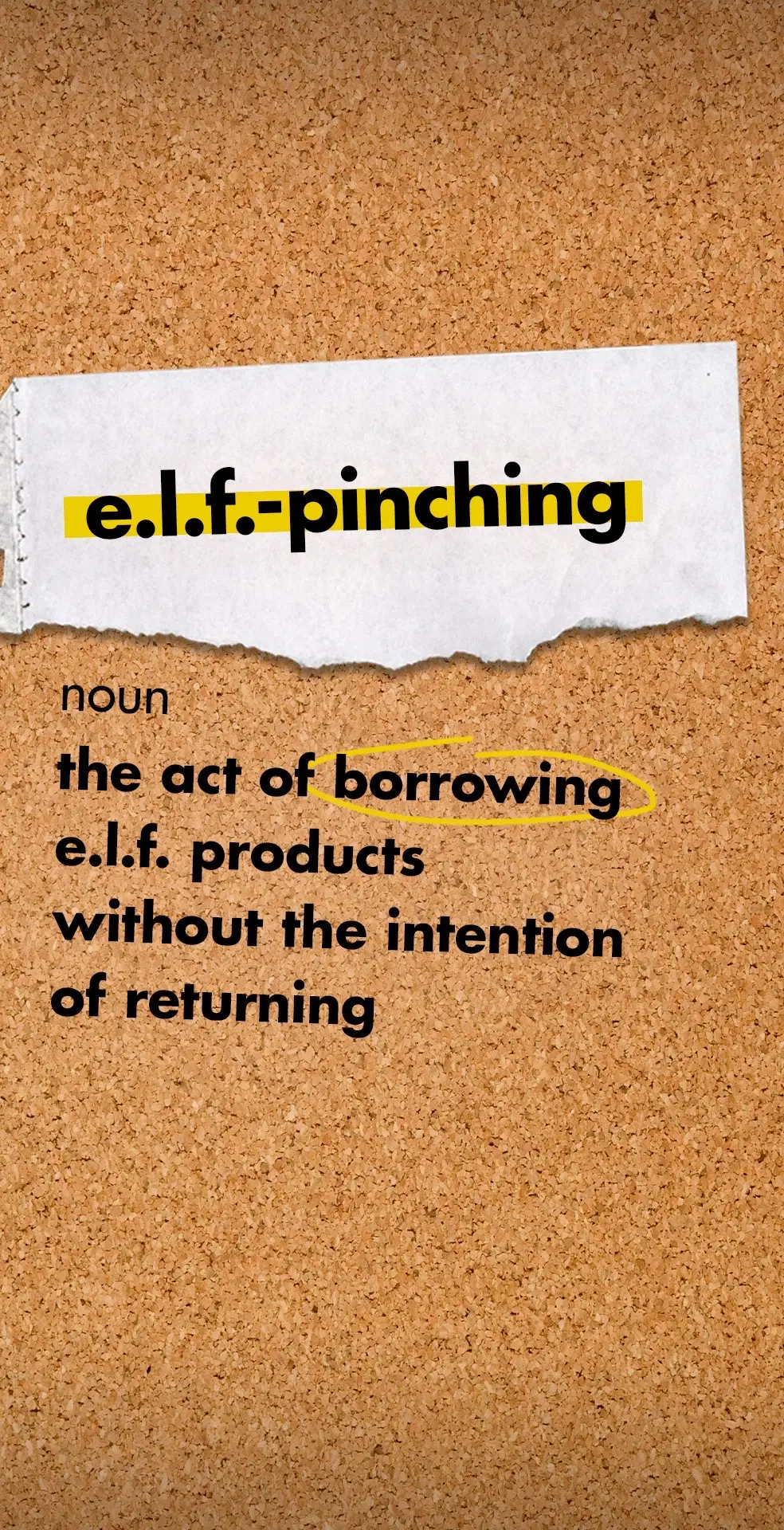 finally there’s a name for our sticky-fingered friends 💄🤏tag an ✨e.l.f.-pincher✨ below 😉 #elfpinching #elfcosmeticcriminals #elfcosmetics #eyeslipsface 