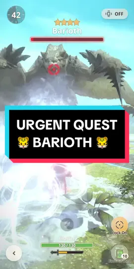 Urgent Quest: Barioth Freezing Frost Fang vs Blazing Shotel 2. When in doubt, long sword it is. 🗡️ 🐯 #monsterhunternow #mhnow #niantic #capcom #capcomgames #ellaelitepro #fyp