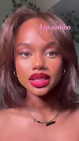 New FAVE lip combo❤️‍🔥🫶🏽 with  @Fenty Beauty heat in Hot 🍒 #lipcombo 