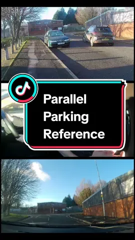 Try this simple reference. #parallelparking #dvsa #manoeuvre #drivinginstructor #drivinglessons #drivingschool #drivingtips #learningtodrive #foryou #fyp #foryoupage #vital 