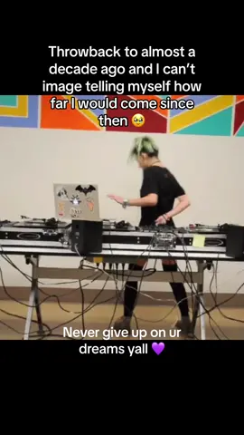 Its crazy to look back almost 10 years ago and see how far ive made it since then 🥹🥹 #fyp #edm #dj #turntable #edmtok 