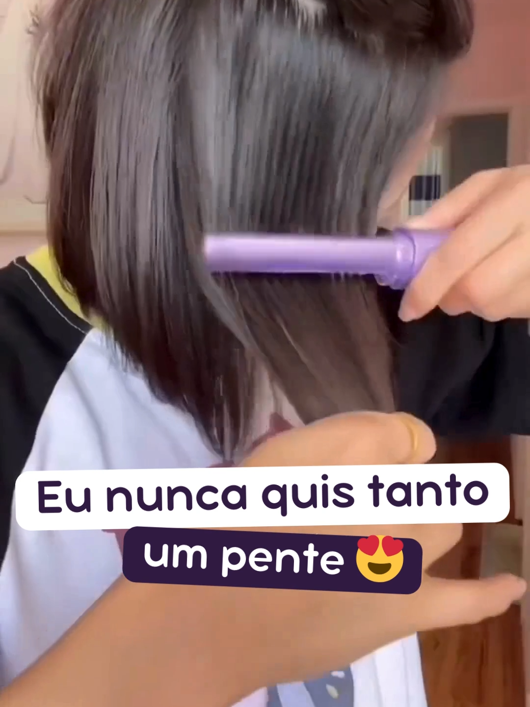 🤩 ACHEI NA SHOPEE 🔎 🌟Pente Elétrico Alisador🌟 Gostou? Comente EU QUERO, que te envio o link! #achadinhos #achadinhosdashopee #beleza #cabelo