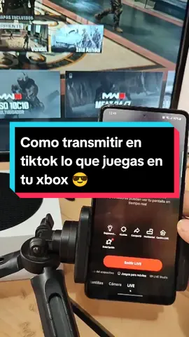 Como trasmitir en vivo a tiktok lo que estoy jugando en mi xbox 😎 #warzone3 #gameplays #gamer #tiktokenvivo #streaming 