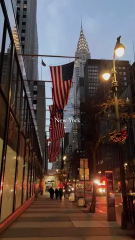 As twilight blankets New York, 42nd Street comes alive with the distant wail of sirens, painting the city in hues of amber and indigo. Amidst the urban symphony, the iconic Chrysler Building stands tall, catching the last rays of daylight as the city transitions into its mesmerizing nocturnal rhythm ✨  captured on iPhone 13 Pro 4k at 30fps  twilight in new york #newyork #nyc #newyorkcity