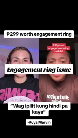 #duet with @KuyaMarvin👑 Follow niyo is kuya Marvin, ang gaganda ng thoughts. Dami mong matutunan. #fyp #foryou #engagementring #trend #299engagementringissue 