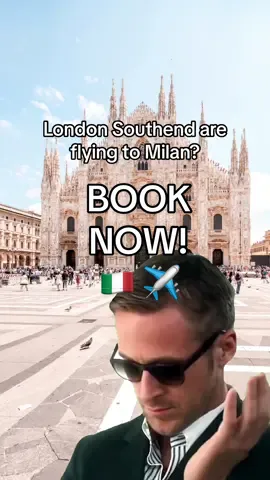 Yes Ryan… It’s true 😏 flights are now on sale to Milan Bergamo Airport with Aeroitalia from Monday, March 25! Book now! ✈️ 🇮🇹  #FlyLondonSouthend #LondonSouthendAirport #VisitMilan #Aeroitalia #AviationDaily #AvGeeks #Meme #MemeCut 