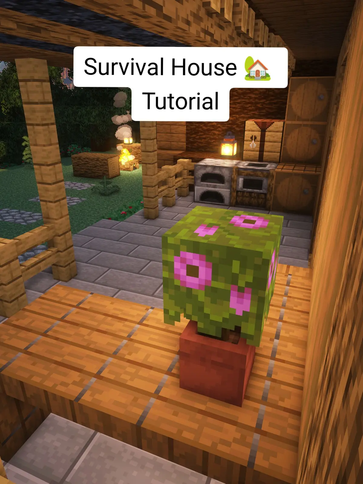 This is a simple tutorial  how to create a medieval survival starter house in Minecraft // #Minecraft 