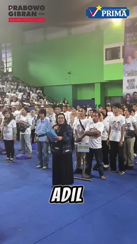 Ikrar Petugas Posko PRIMA se DKI Jakarta untuk Kemenangan Prabowo Gibran sekali putaran. #prabowo #gibran #partaiprima #agusjabopriyono