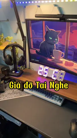 Kệ Đỡ Treo Tai Nghe PC Gaming #decor #desksetup #leanontiktok #foryou #setup #gocchill #roomdecor #setupgaming #xuhuongtiktok 