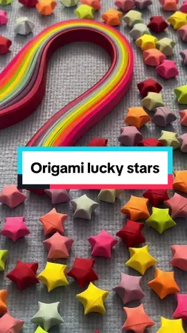 Origami lucky star 🤩 Follow me😉 Balaca oriqami ulduzları ⭐️ #ulduz #origami #tutorial #origamistarspaper #baku #бумажныезвезды 