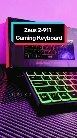 Zeus RGB Gaming Keyboard Comoatible to PC/Mobile Phones. Pang gaming man o Pang office pwedeng pwede. Checkout na #keyboard #zeusgamingkeyboard #gaming #gamingkeyboard #zeus #fyp #fypシ #tiktokshop 