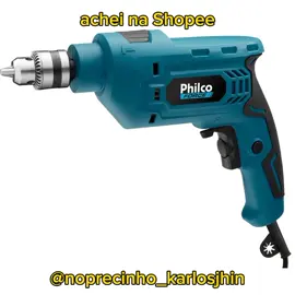 📎link na bio🛒🔝 Confira Furadeira Philco Force PFU01 650W 5 Velocidades. Encontre na Shopee.