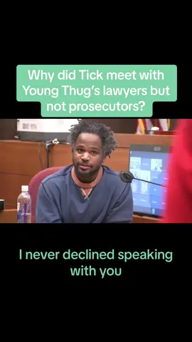 Young Thug’s friend Trontavious Stephens aka Tick aka Slug (who is 30 years old) isn’t giving prosecutors the answers they want in his testimony in the YSL RICO trial, so Fulton County Chief Deputy District Attorney Adriane Love pressed him last week about why he met with Thug’s lawyers and not her. Stephens is to return to the witness stand on Monday. He took a plea deal in December 2021 in which he admitted to founding the Young Slime Life gang and the deal requires his testimony in trial. You can find more highlights from his testimony on my TikTok page and my YouTube channel.  @Meghann M. Cuniff  #youngthug #ysltrial #gangs #roccrew #jurytrials #rapper #gang #legaltiktok #hiphop #trontaviousstephens 