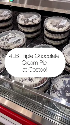 Triple Chocolate Cream Pie at Costco! 