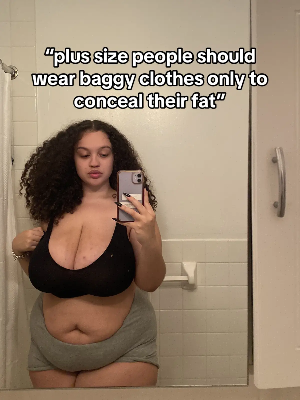 moral of the story: be a baddie and wear whatever you want! every body is beautiful and deserves to be styled however they want <3 #fyp #plussize #relatable #viral 