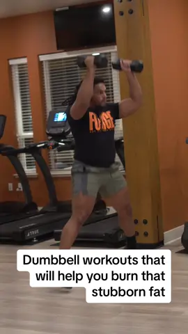Fullbody dumbbell workouts that will help you burn that stubborn fat 💪🏾✅  Tag / Share / Save  Perform each one 4 rounds of 30 secs  #dumbbellworkout #burnstubbornfat #fitnesstips #onlinecoaching 