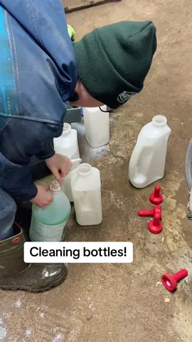 Cleaning bottles after they fed the calves! #the_beef_boys #farm #farmlife #farmlifeisthebestlife #dairy #drinkmilk #feed #calves #farmtok #cow #kids #farmkids #barnlife #raisedonafarm #happy #cute #youthinagriculture #tiktok #herecomestheson #canada