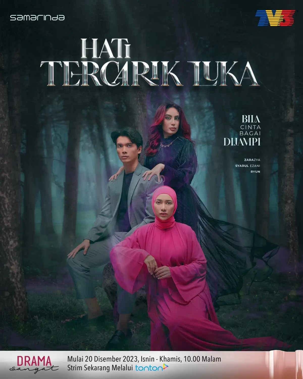 Siapa tonton drama ni? #HatiTercarikLuka #zarazyaofficial 