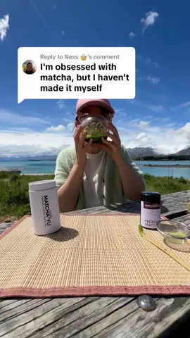 Replying to @Ness 🧁 Making Matcha yourself can be so satifying wherever you are, home or the great outdoors!  1️⃣ Place your Bamboo Whisk into glass bowl & pour over hot water to soften 2️⃣ Remove whisk & set aside. Remove water in bowl.  3️⃣ Push 2 bamboo scoops of Matcha through tea sieve, sitting on top of bowl.  4️⃣Remove Sieve. Pour hot water (around 50-80ml) @ 70-80°C over Matcha Powder 5️⃣Whisk in a Zig Zag motion fast as you can using your wrist to create a frothy foam 6️⃣Top up with water or add milk (for latte). Wash & Air dry whisk on whisk holder. #matchalatte  #matchalove #makingmatcha #matcharecipe #matcha #matchanz #matchaau #matchaaustralia #matchamelbourne 