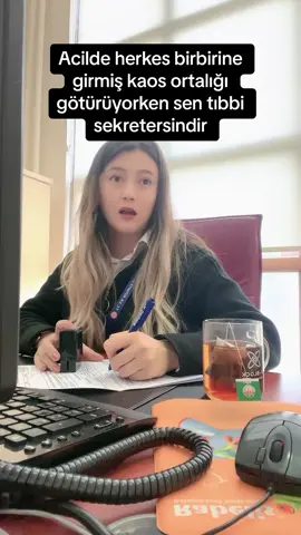 Karşıdan görünen her ne kadar böyle olsa da işin içi zor arkadaşlar.. #tıbbisekreter 
