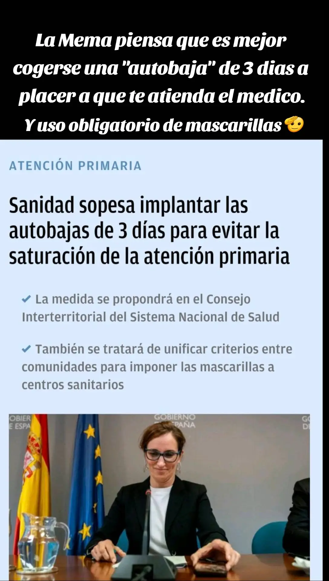 #monicagarcia #masmadrid #sanidad #mema #🇪🇸 #lohasvisto? 