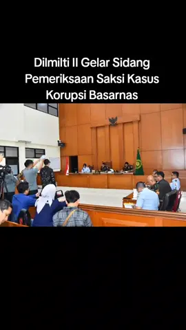 MedanEkspress | Jakarta - Hari ini Pengadilan Militer Tinggi (Dilmilti) II Jakarta menggelar sidang pemeriksaan saksi-saksi dalam kasus Operasi Tangkap Tangan oleh KPK yang melibatkan terdakwa Letkol Adm Afri Budi Cahyanto (ABC) yang merupakan Asisten Administrasi mantan Kabasarnas, Marsdya TNI Henri Alfiandi periode 2001-2023, Senin (8/1/2024). Pemeriksaan saksi-saksi tersebut merupakan langkah krusial dalam mengungkap fakta sebenarnya yang melibatkan terdakwa.  Sidang dipimpin oleh majelis hakim Kolonel Chk Adeng, S.Ag.,S.H., dengan hakim anggota Kolonel Kum Siti Mulyaninggsih, S.H., M.H., Kolonel Chk Arwin Makal S.H., M.H., Panitera pengganti Mayor Chk Khairudin dengan Oditur Kolonel Laut (H) Wensaslaus Kapo. Baca selengkapnya di: https://www.medanekspress.com/2024/01/dilmilti-ii-gelar-sidang-pemeriksaan.html?m=1 @dilmilti2jkt @puspentni @sar_nasional #korupsibasarnas 
