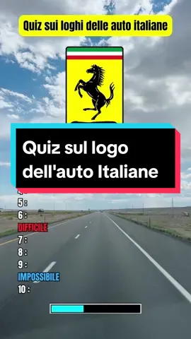 Quiz sul logo dell'auto Italiane. #quiz #domanderisposte #culturageneral #conoscenza 