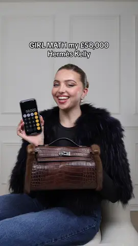 Justifying our £58,000 Hermès Kelly Manchon with GIRL MATH 💅🏻 #girlmath #hermes #hermeskelly #fashion #luxury 