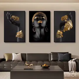 Transform your living space with the allure of African beauty! 🌍✨ Our 3-piece canvas wall art featuring stunning black woman adorned in gold jewelry is the epitome of elegance and culture. Elevate your home decor and create a captivating focal point in your living room. 🖼️🏡 Immerse yourself in the richness of African heritage with these striking prints that celebrate strength, beauty, and tradition. Each piece tells a story, making it more than just wall art – it's a cultural journey on display. 💫 Whether you're a lover of art or want to add a touch of sophistication to your space, these canvas prints are the perfect choice. The intricate details and vibrant colors capture the essence of African craftsmanship, making a statement that resonates with style and history. 🔥🎨 #AfricanArt #BlackExcellence #HomeDecor #CanvasPrints #CulturalInspiration #LivingRoomStyle #GoldJewelry #WallArtMagic #dynamicdrophub #masterpiece #likeforlikes#following #tiktokshop#followforfollowback👍 #tiktokmademebuyit #tiktokdancechallenge #TikTokTrends#shopnow 