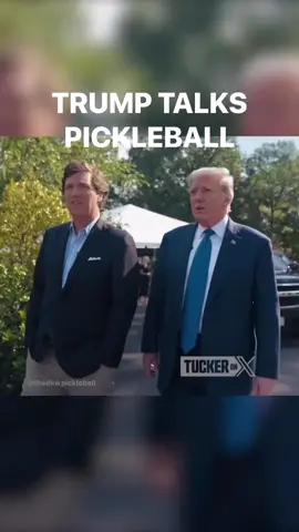 Trump loves pickleball! 