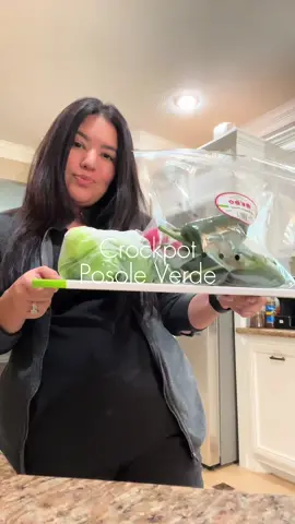 My mexican and American culture combined 😂 but seriously its so good. #crockpotrecipes #posoleverde #cooking #crockpotmeals #easycookingrecipes #easychickenmeals 