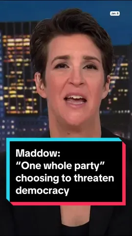 With the Republican Iowa Caucus just one week away, @maddowmaddow breaks down the current state of our two-party system. She warns “one whole party” -  the Republican Party -  is knowingly picking 