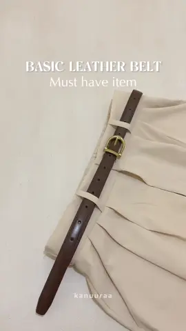 Sepenting itu pake belt, krn bs ngubah penampilan biar lbh oke! #basicbelt #ikatpinggang #beltwanita 