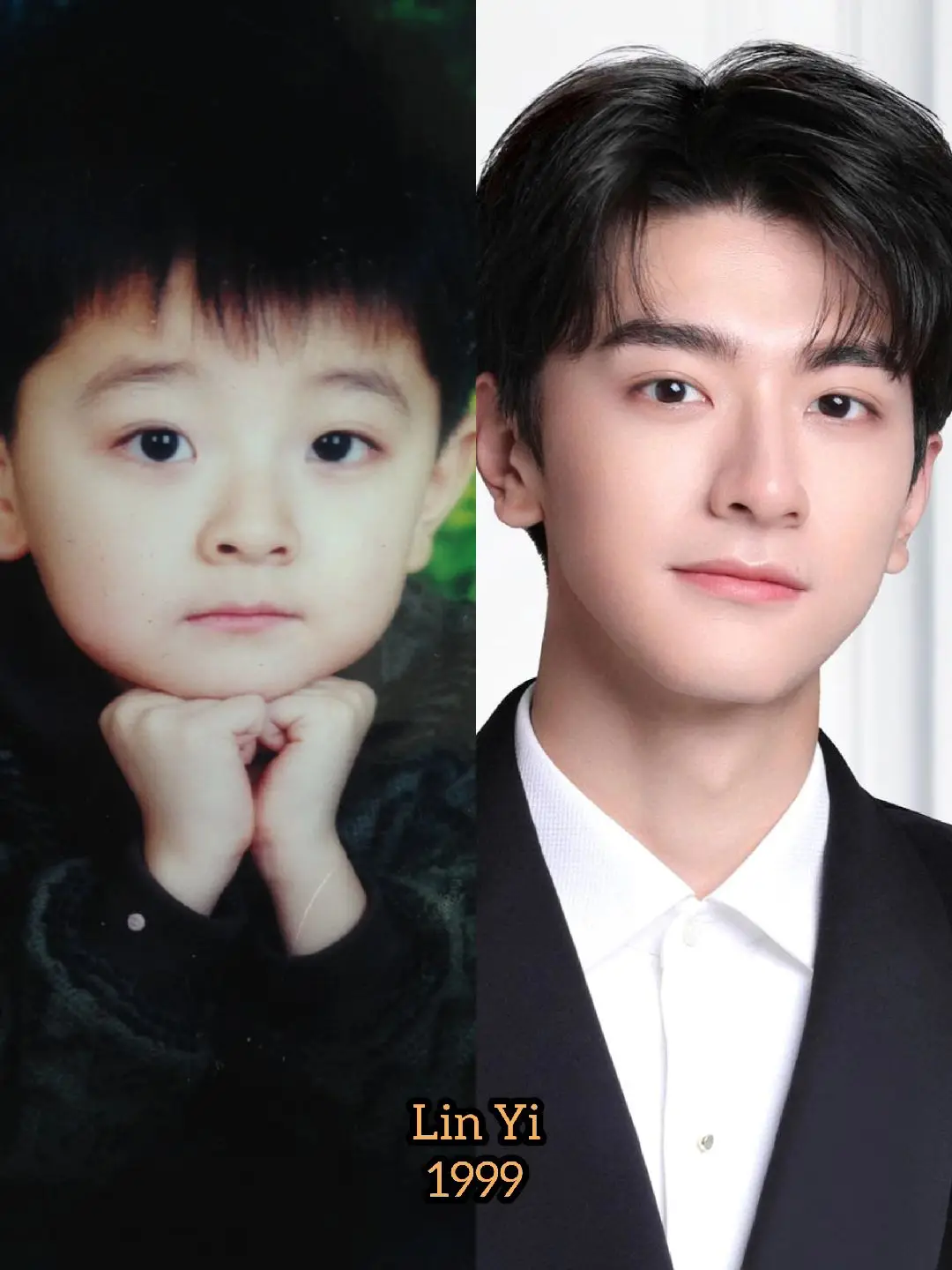 😍 #linyi #林一 #aktorchina #fotomasakecil #child #kids #NowVSThen #chinese #fyp 
