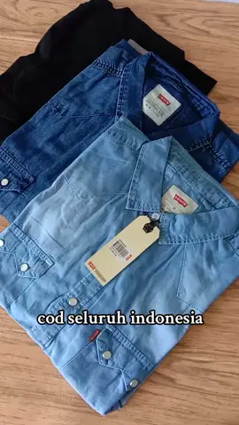 kemeja jeans pria ready bg broo size m l xl kualitas super premium,grosir dan eceran,silahkan dm admin #fyp #fypシ #kemejajeansdenim #kemeja #kemejapria #grossir 